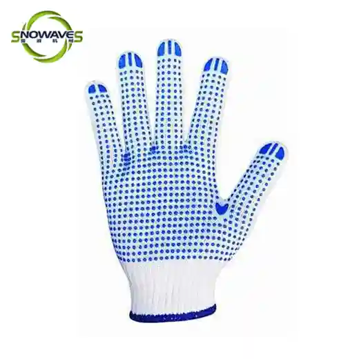 cotton working gloves non slip dots